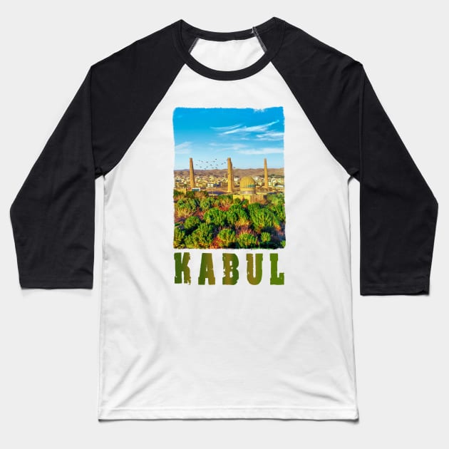 kabul Baseball T-Shirt by teehood